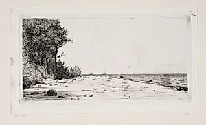 Fra Sjællands nordkyst. Hornbækplantagen by Carl Bloch