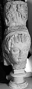 Fra statue af en Karyatide ('ex-Cnidienne') by Ubekendt