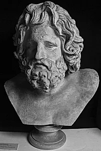 Fra statue af Poseidon by Ubekendt