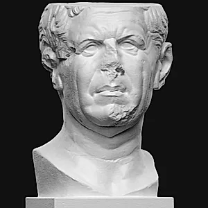 Fra statuen af romersk feltherre by Ubekendt
