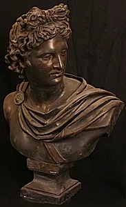 Fra statuen Apollon Belvedere by Ubekendt