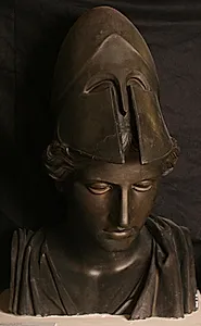 Fra statuen Athena Velletri by Ubekendt
