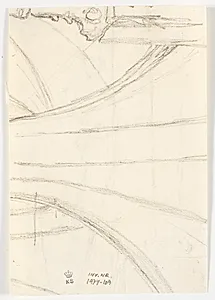 Fragment af gotiske hvælv by Martinus Rørbye
