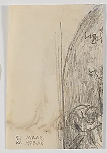 Fragment af opstandelsesscene by Martinus Rørbye