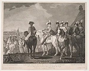 Frédéric Prince Royal de Danemarck dans le voisinage de Fredericsberg