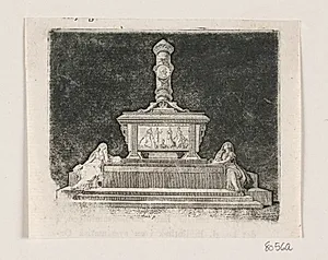 Frederik d. 5.'s monument i Roskilde by Gerhard Ludvig Lahde