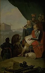 Frederik II bygger Kronborg by Nicolai Abildgaard