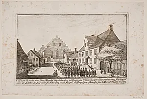 Frederik V's kvarter under besøget i Korsør