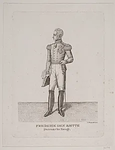 Frederik VI, Danmarks konge by Christian Valdemar Bruun