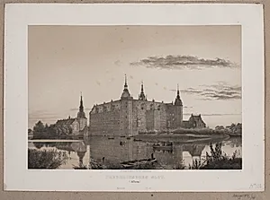 Frederiksborg slot by Adolph Kittendorff