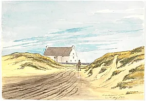 Frederikshavns gamle kirke by Martinus Rørbye