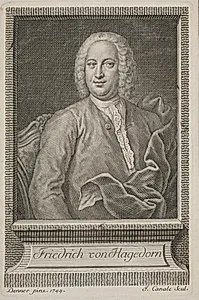 Friedrich von Hagedorn by Giuseppe Canale