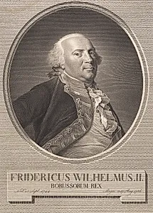Friedrich Wilhelm II by J.F. Clemens