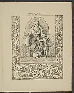 "FRIGGA og CERSIMI" by Ubekendt