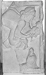 Frisen fra Harpyiemonumentet i Xanthos by Ubekendt