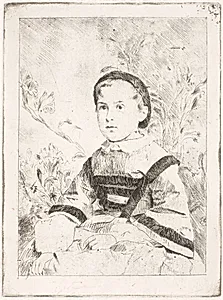 Frøken N. Wolkonska by Edgar Degas