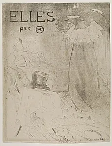Frontispice pour Elles by Henri de Toulouse-Lautrec