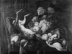 Frugt- og vildtstykke by Joannes Fijt