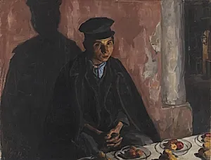 Frugtsælger i Napoli by Peter Hansen