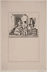 Fugle i fangenskab. Prøvetryk til Chr. Winther og M. Rørbye, "25 Billeder for små børn" by Adolph Kittendorff