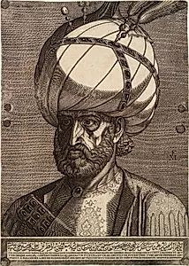 Fyrst Ismael, persisk gesandt by Melchior Lorck