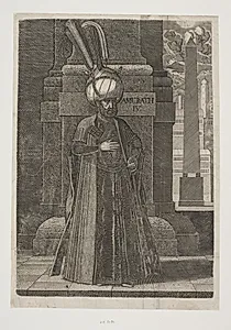 Fyrst Ismael, persisk gesandt by Melchior Lorck