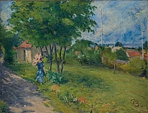 Fyrstien i Gilleleje by Peter Rostrup Bøyesen