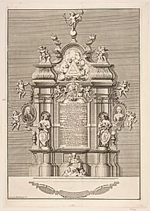 G. de Lichtenbergs Gravmæle i Klosterkirken i Horsens by Odvardt Helmoldt de Lode