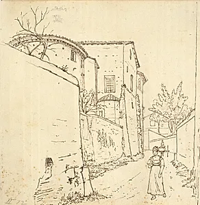 Gade i Rom by Wilhelm Marstrand