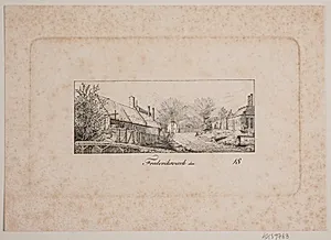 Gadeparti i Frederiksværk by Vilhelm Kyhn
