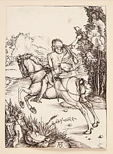 Galoperende rytter by Albrecht Dürer
