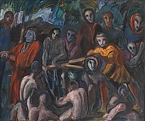 Gangen til Golgatha by J.A. Jerichau (II)