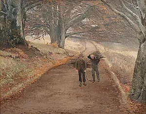 Gangsti ved Herlufsholm by L.A. Ring