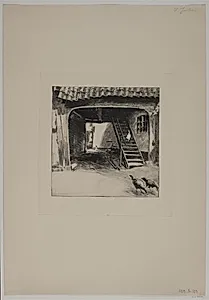 Gårdinteriør by Viggo Jastrau