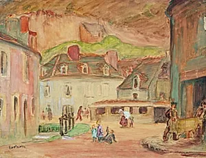 Garverierne i Falaise, Normandiet by Emile Othon Friesz