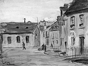 Garverierne i Falaise, Normandiet by Emile Othon Friesz