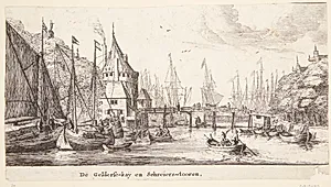 Gelderse-kajen og Schreiers-tårnet by Reinier Zeeman