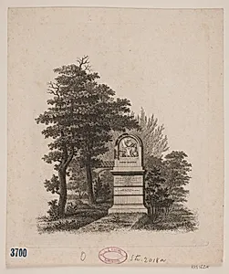 Georg Nielsens Gravminde by Gerhard Ludvig Lahde