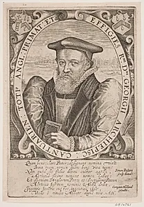 George Abbott, ærkebiskop af Canterbury by Simon de Pas
