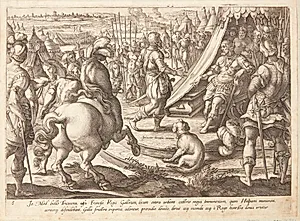 Giovanni de' Medici for Frans I by Hendrick Goltzius