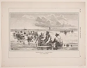 Glibfiskere i Limfjorden by Ubekendt