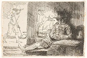 Golfspilleren by Rembrandt van Rijn