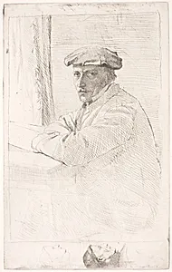 Grafikeren Joseph Tourny by Edgar Degas