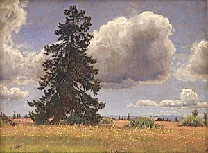 Granen i sætervangen by Niels Skovgaard