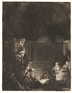 Gravlæggelsen by Rembrandt van Rijn
