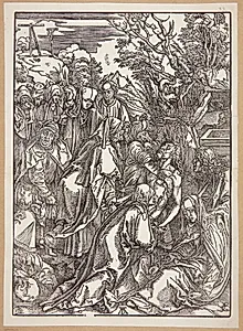 Gravlæggelsen by Albrecht Dürer
