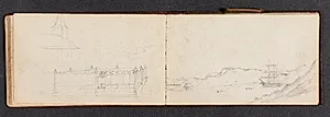 Gravsted ved en kirke by Lars Møller