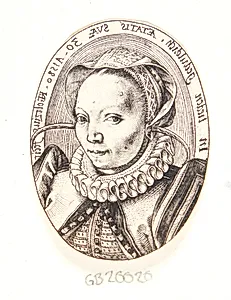 Grietgen Jansdr. (Margaretha) by Hendrick Goltzius