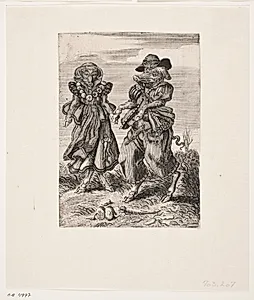 Grisepar som danser
