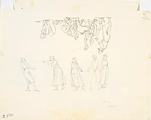 Grupper og enkeltfigurer by Martinus Rørbye